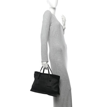 BOTTEGA VENETA Nappa Intrecciato Tote Black