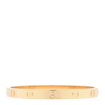 CARTIER 18K Yellow Gold LOVE Bracelet 17