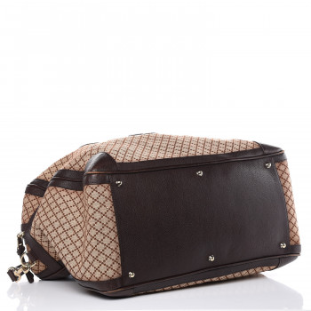 GUCCI Diamante Duffle Bag Brown 410588 | FASHIONPHILE