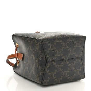CELINE Triomphe Canvas Calfskin Micro Sailor Bag Tan 1547675
