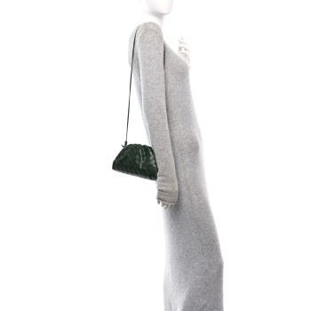 BOTTEGA VENETA Nappa Intrecciato The Mini Pouch Raintree