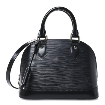 LOUIS VUITTON Epi Alma BB Black