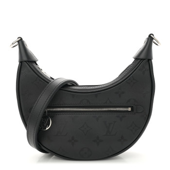 LOUIS VUITTON Calfskin Monogram Loop H27 Black