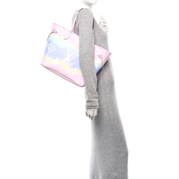 LOUIS VUITTON Monogram Escale Neverfull MM Pastel