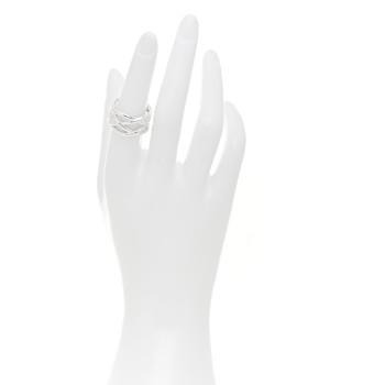 TIFFANY Sterling Silver Celtic Knot Ring 52 6