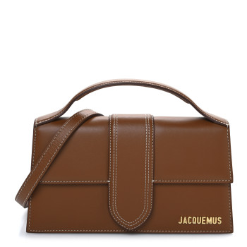 JACQUEMUS Smooth Calfskin Le Bambino Light Brown