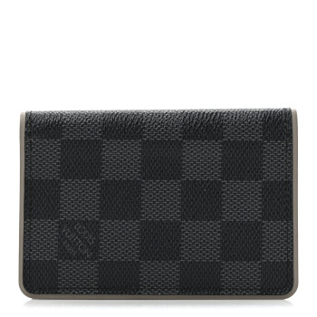 LOUIS VUITTON Damier Graphite Pocket Organizer Taupe