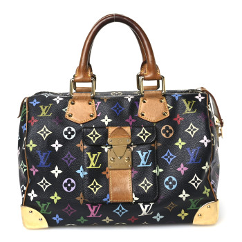 LOUIS VUITTON Monogram Multicolor Speedy 30 Black
