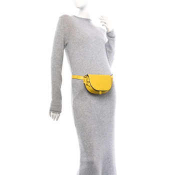 LOEWE Calfskin Mini Gate Belt Bag Yellow