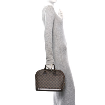 LOUIS VUITTON Damier Ebene Alma PM