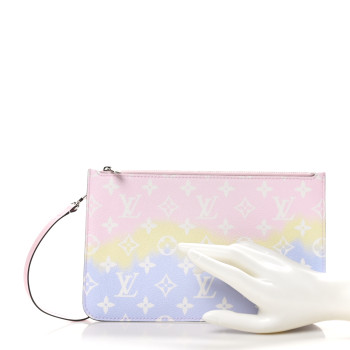 LOUIS VUITTON Monogram Escale Neverfull MM GM Pochette Pastel