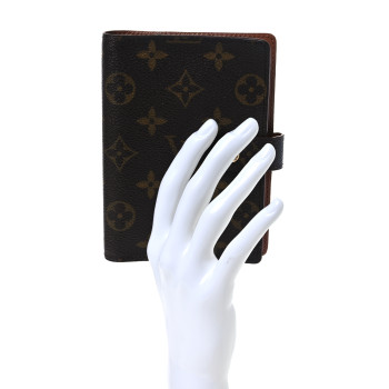 LOUIS VUITTON Monogram Small Ring Agenda Cover