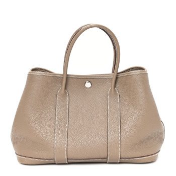 HERMES Negonda Garden Party 30 TPM Etoupe