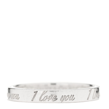 TIFFANY Sterling Silver Narrow Notes Ring 56 7.5