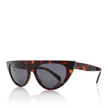 CELINE Acetate Cat Eye Sunglasses CL 40228I Tortoise