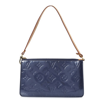 LOUIS VUITTON Vernis Lexington Pochette Indigo