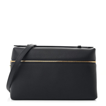 LORO PIANA Tender Calfskin Extra Bag L27 Navy
