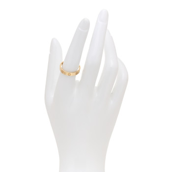 CARTIER 18K Yellow Gold 3.5mm LOVE Wedding Band Ring 55 7.25