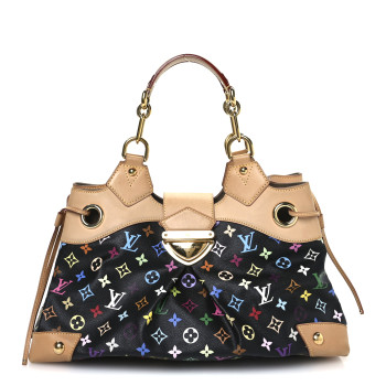 LOUIS VUITTON Monogram Multicolor Ursula Black