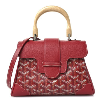 GOYARD Goyardine Saigon Mini Red