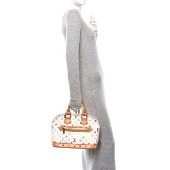 LOUIS VUITTON Monogram Multicolor Alma White