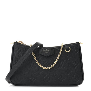 LOUIS VUITTON Empreinte Easy Pouch On Strap Black