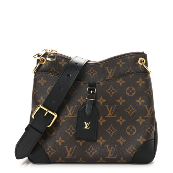 LOUIS VUITTON Monogram Odeon PM  Black