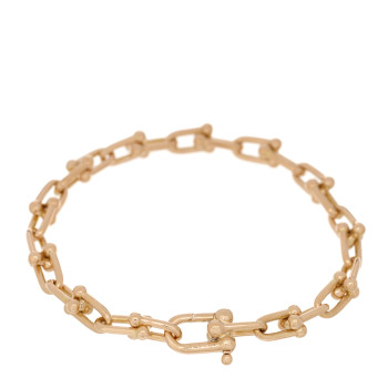 TIFFANY 18K Rose Gold Small HardWear Link Bracelet