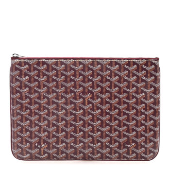GOYARD Goyardine Senat Pochette MM Burgundy
