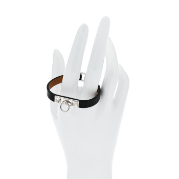 HERMES Chamonix Micro Rivale Bracelet XS Black