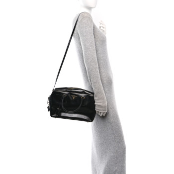 PRADA Saffiano Lux Bowler Black