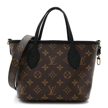 LOUIS VUITTON Monogram Neverfull Inside Out Bandouliere BB Black