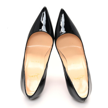 CHRISTIAN LOUBOUTIN Patent So Kate 120 Pumps 38 Black