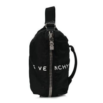 GIVENCHY Nylon G-Zip Bum Bag Black