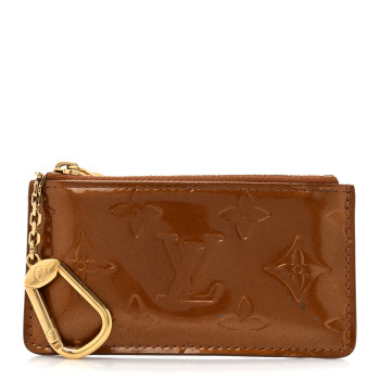 LOUIS VUITTON Vernis Key Pochette Bronze