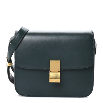 CELINE Box Calfskin Teen Classic Box Flap Bag Amazone
