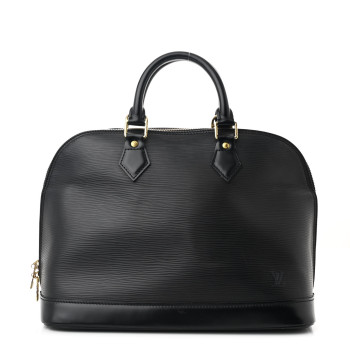 LOUIS VUITTON Epi Alma PM Black