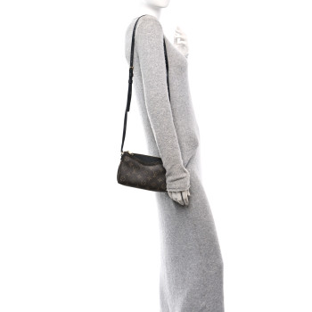 LOUIS VUITTON Monogram Pallas Crossbody Black