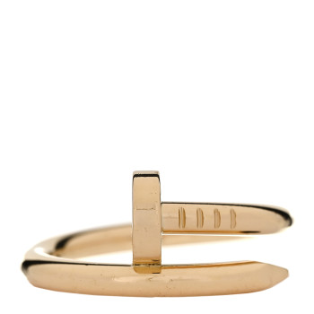CARTIER 18K Yellow Gold Juste Un Clou Ring 54 7
