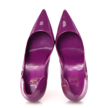 CHRISTIAN LOUBOUTIN Patent LipChick 100 Pumps 39.5 Kismet