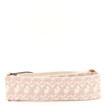 CHRISTIAN DIOR Oblique Adjustable Shoulder Strap Rose Des Vents