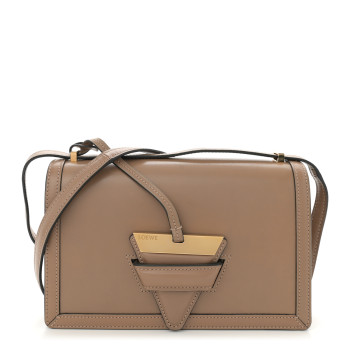 LOEWE Calfskin Medium Barcelona Shoulder Bag Mink
