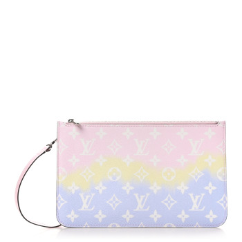 LOUIS VUITTON Monogram Escale Neverfull MM GM Pochette Pastel