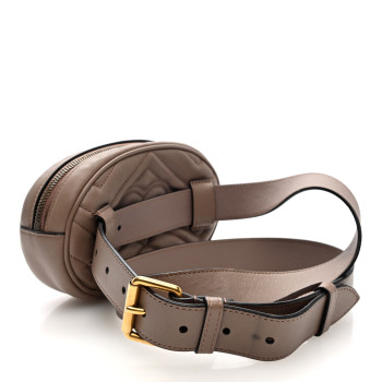 GUCCI Calfskin Matelasse GG Marmont Belt Bag 105 42 Porcelain Rose