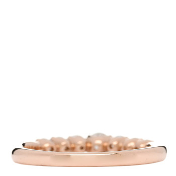 PARKER & WEST 18K Rose Gold Diamond .50ctw Half Eternity Ring 51 5.75