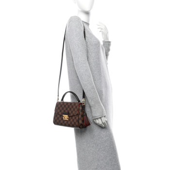 LOUIS VUITTON Damier Ebene Croisette