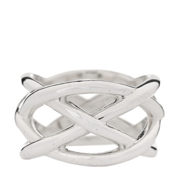TIFFANY Sterling Silver Celtic Knot Ring 52 6