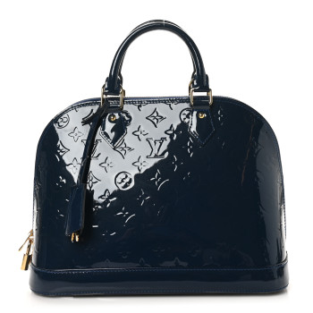 LOUIS VUITTON Vernis Alma PM Blue Infini