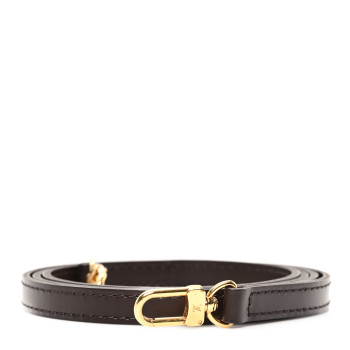 LOUIS VUITTON Calfskin 12mm Eva Shoulder Strap Brown