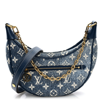 LOUIS VUITTON Monogram Jacquard Denim Loop Bleu